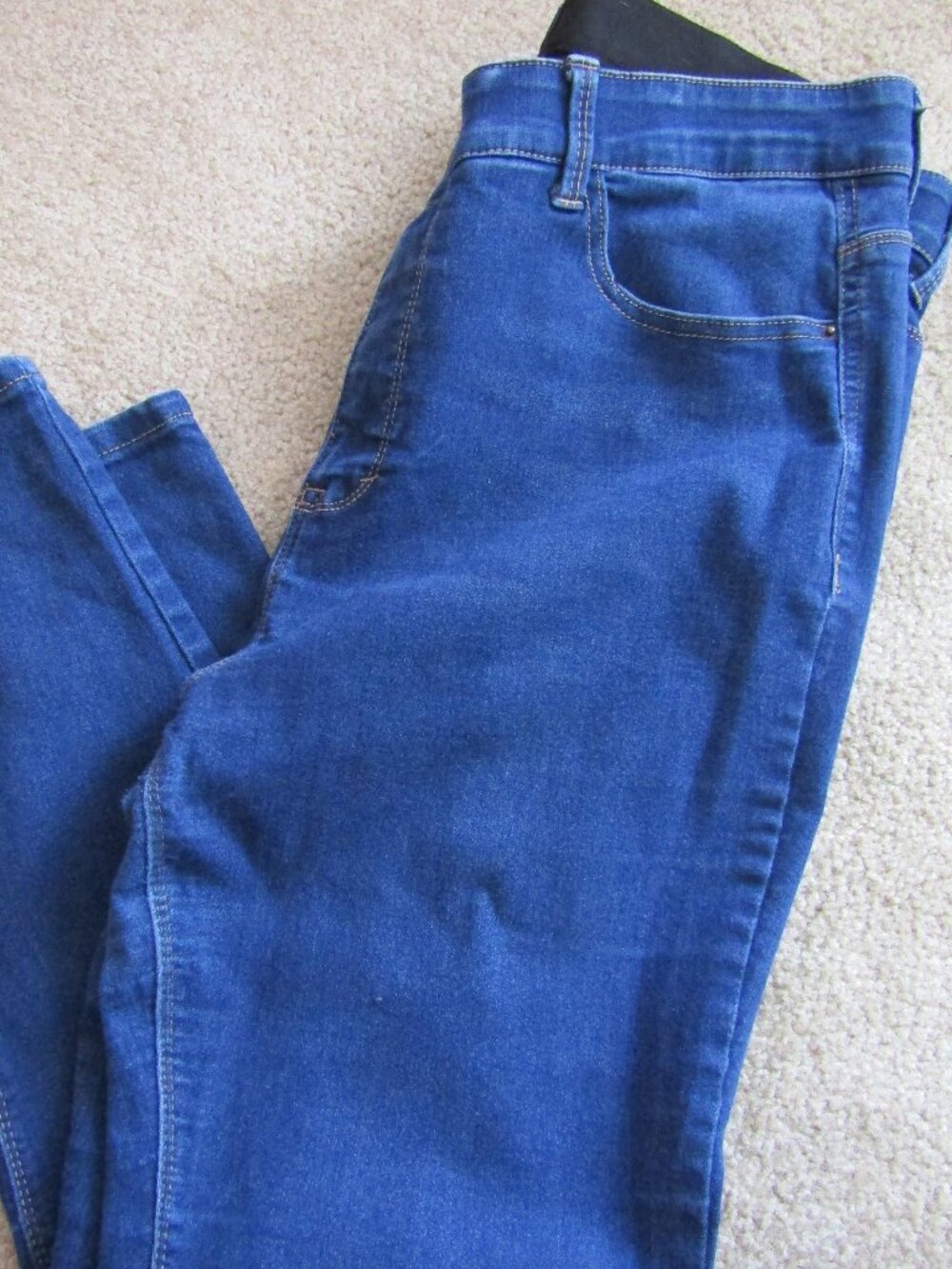 Curve Appeal Comfort Waist High Rise Skinny Jeans Womens Size 18W